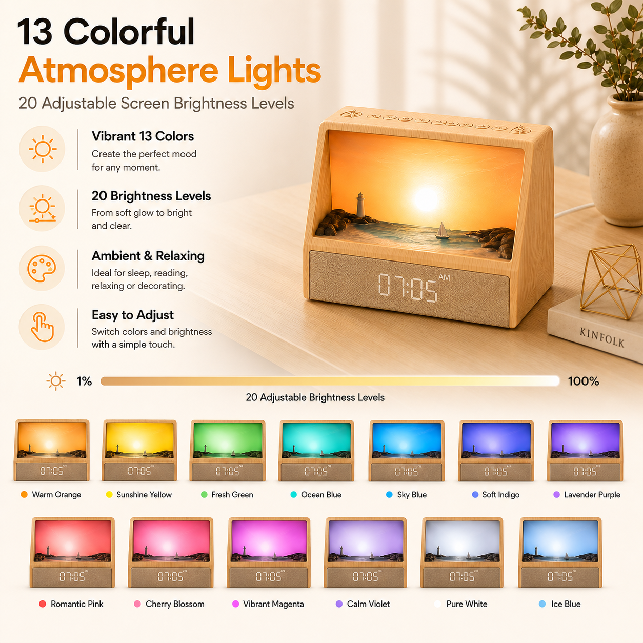 LumiRise™ – Circadian Rhythm Sunrise Clock