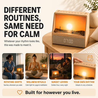 LumiRise™ – Circadian Rhythm Sunrise Clock